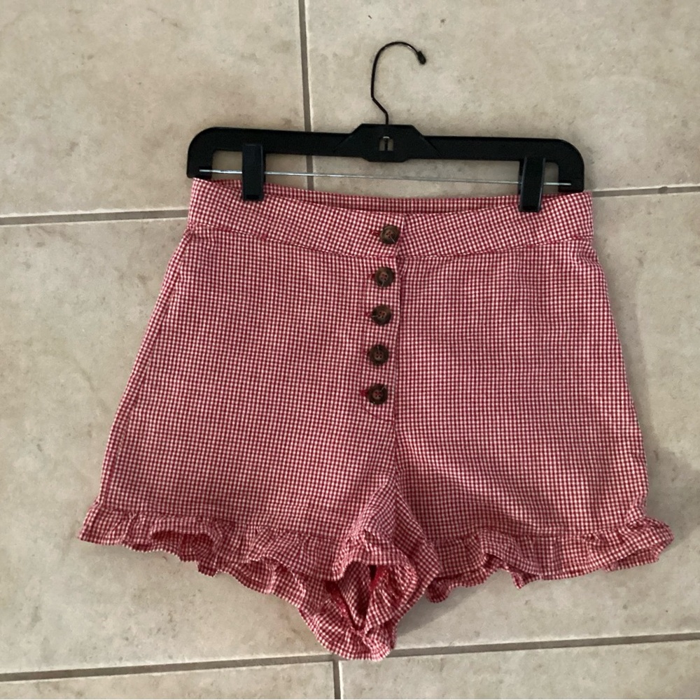 Vintage gingham shorts